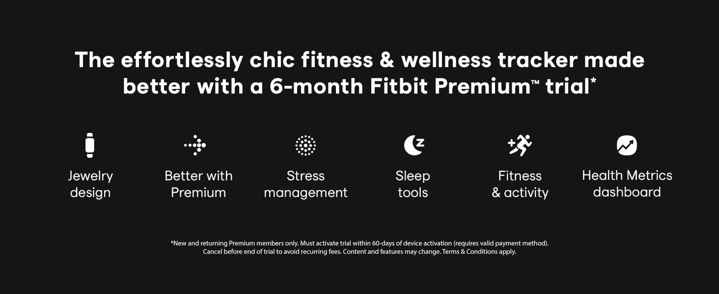 Fitbit Luxe Health Fitness Tracker