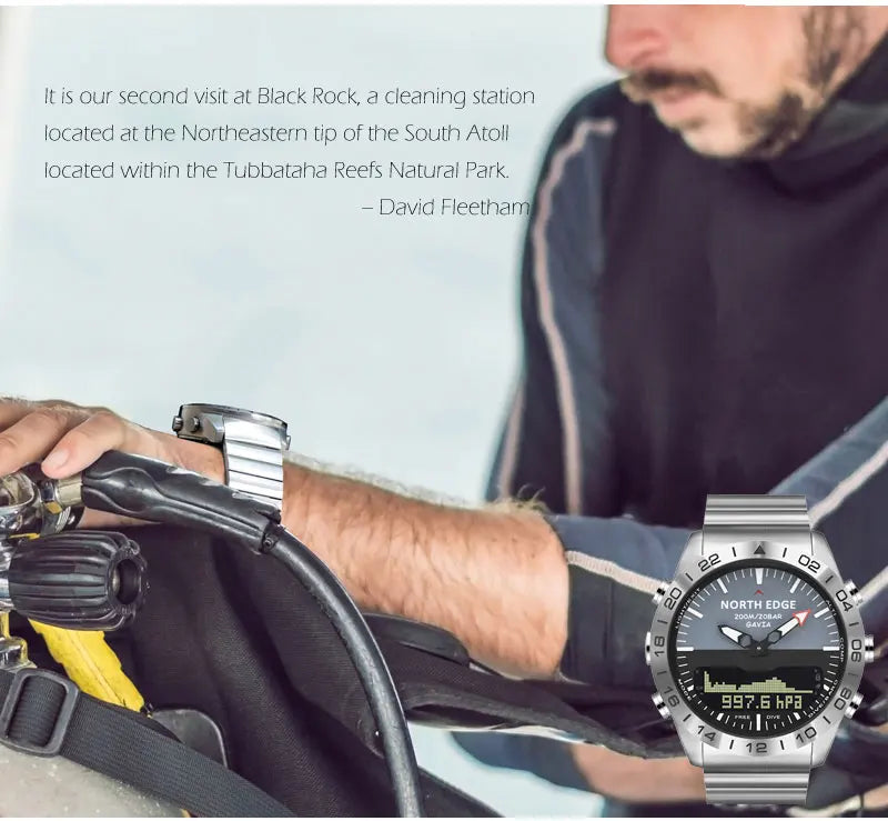 Military Dive Smartwatch with Compass