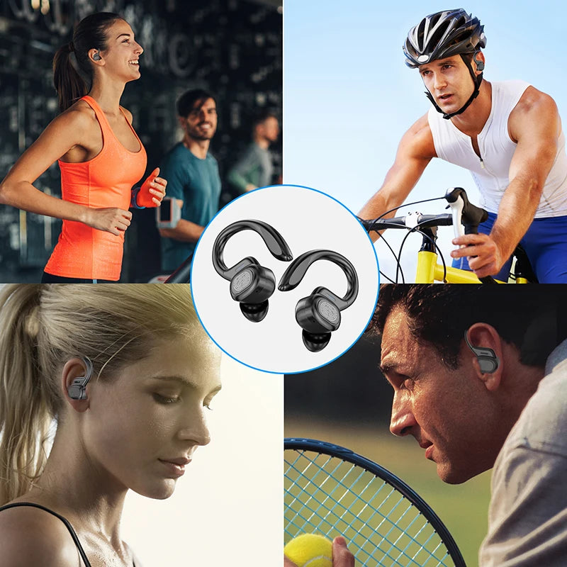 Sports Wireless Bluetooth Earhooks In-Ear Earphones