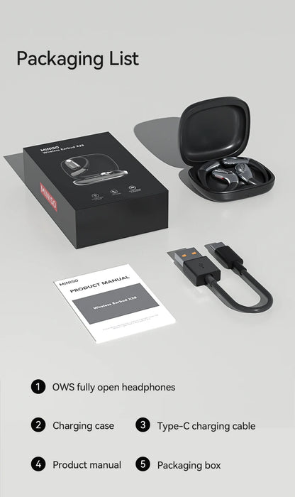 Bluetooth 5.4 Waterproof Sports Wireless Headphones