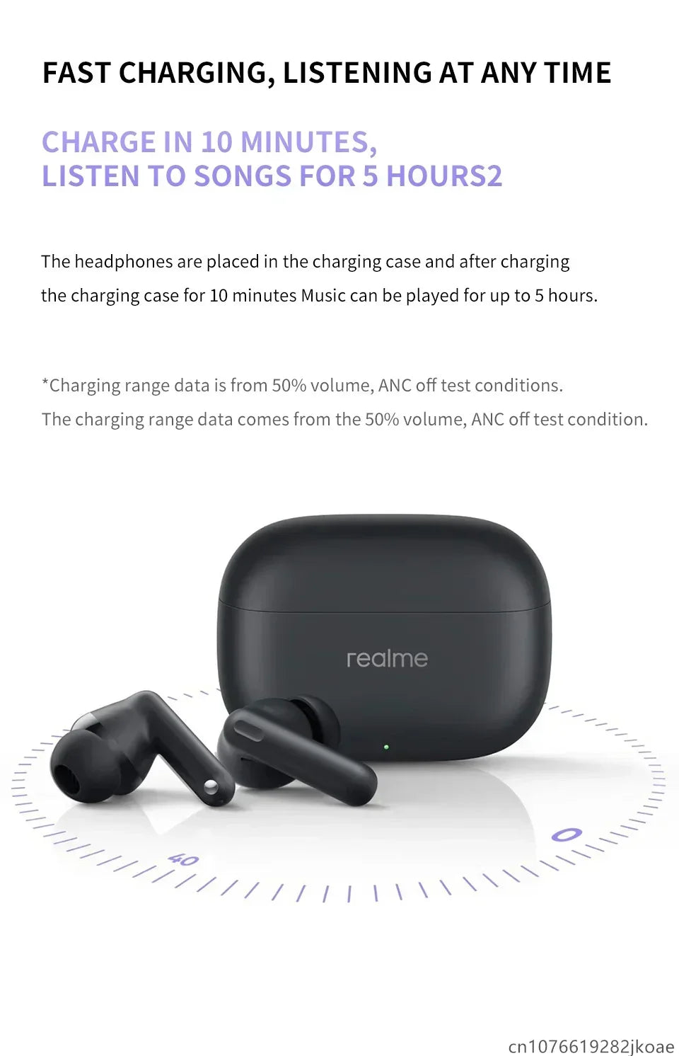 Realme Buds T310 ANC Wireless Earphones