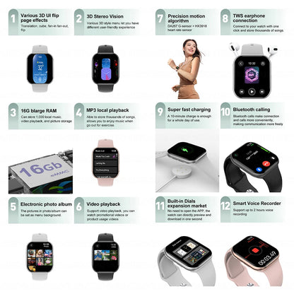 Watch 10 NFC Bluetooth Calling Smartwatch