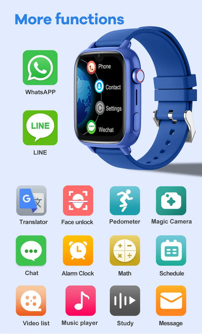 4G Kids GPS Video Calling Smartwatch