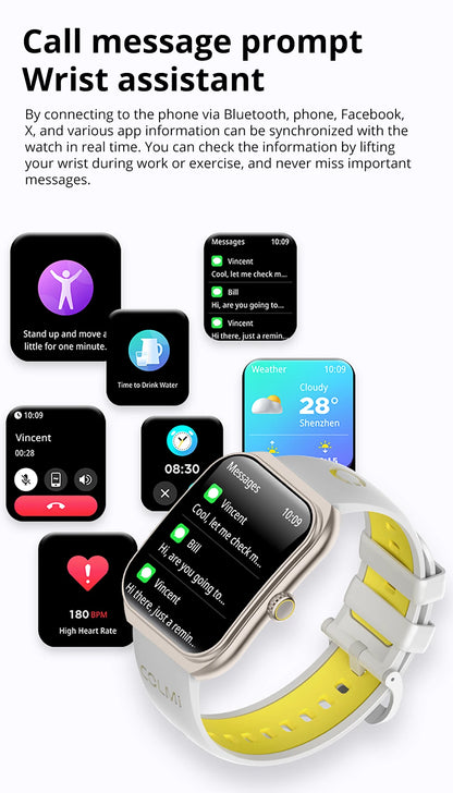 P86 AMOLED Bluetooth Calling Smartwatch