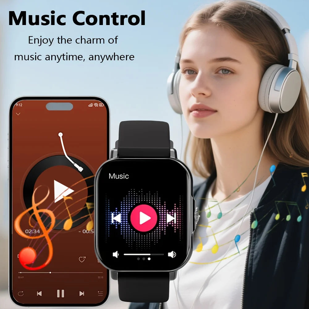 Bluetooth Calling Smartwatch with Health Monitoring