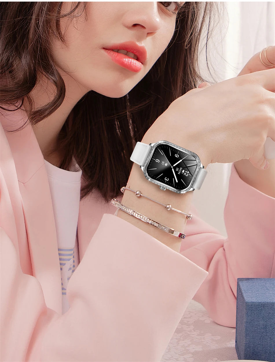Luxury Bluetooth Calling Women's Smartwatch
