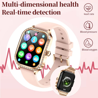 Luxury Bluetooth Calling Women's Smartwatch