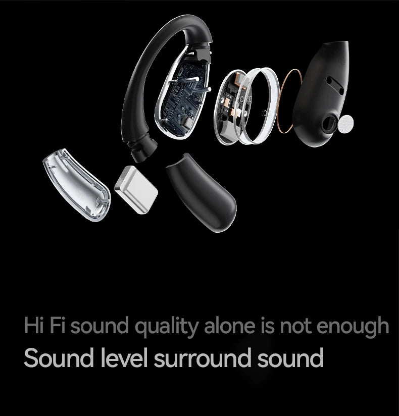 Bluetooth 5.4 Waterproof Sports Wireless Headphones