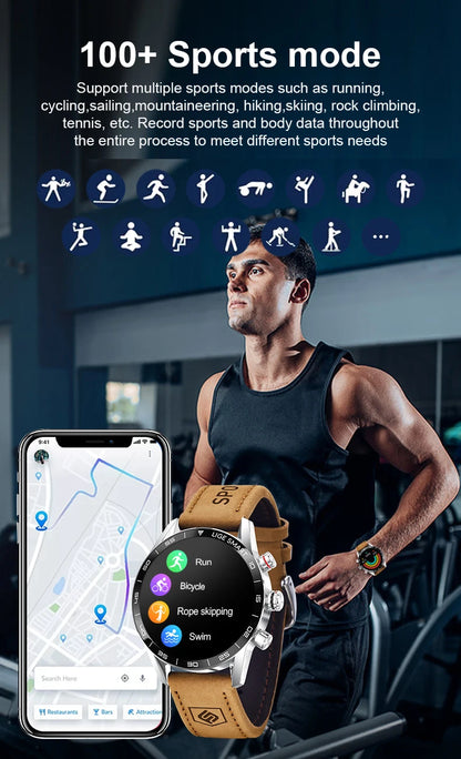 Rugged GPS AMOLED Bluetooth Smartwatch