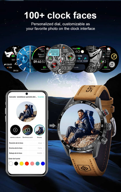 Rugged GPS AMOLED Bluetooth Smartwatch