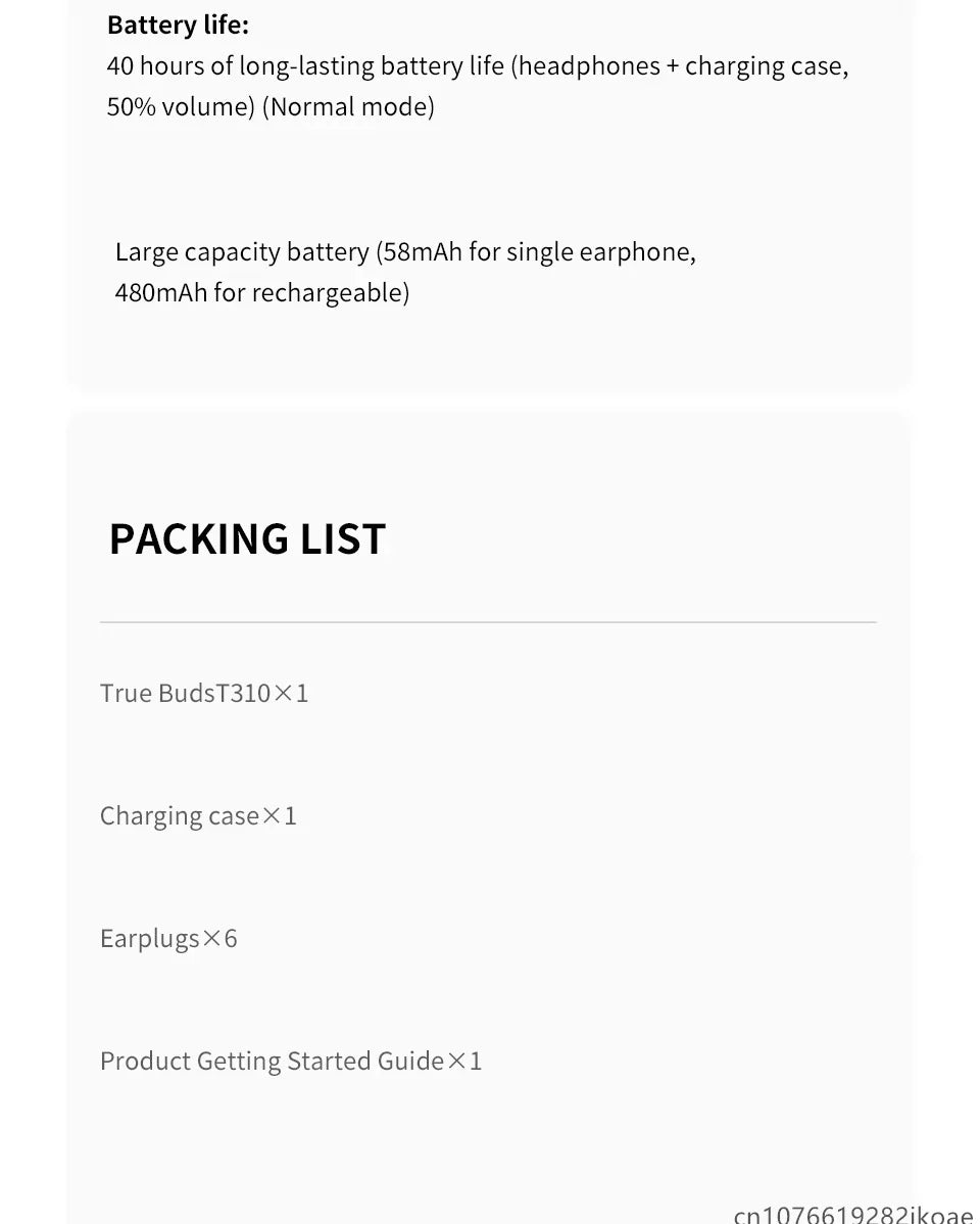 Realme Buds T310 ANC Wireless Earphones