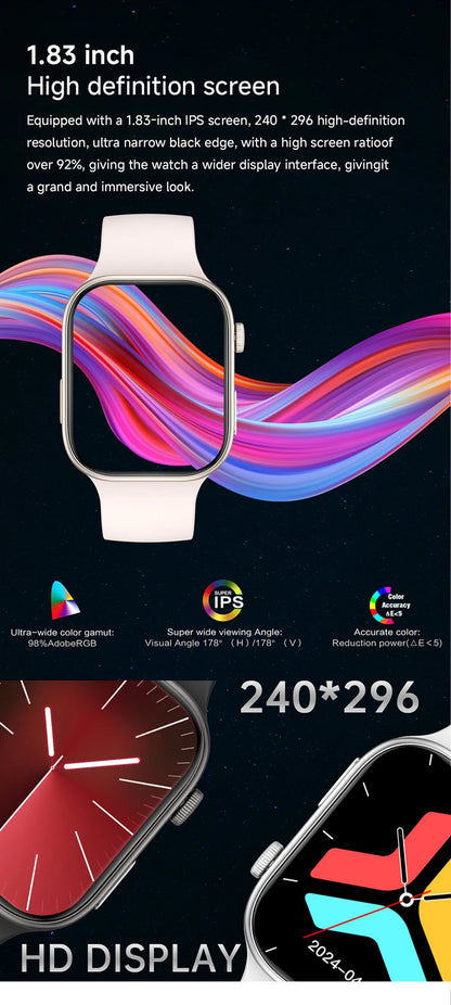 1.83" HD Bluetooth Calling Smartwatch