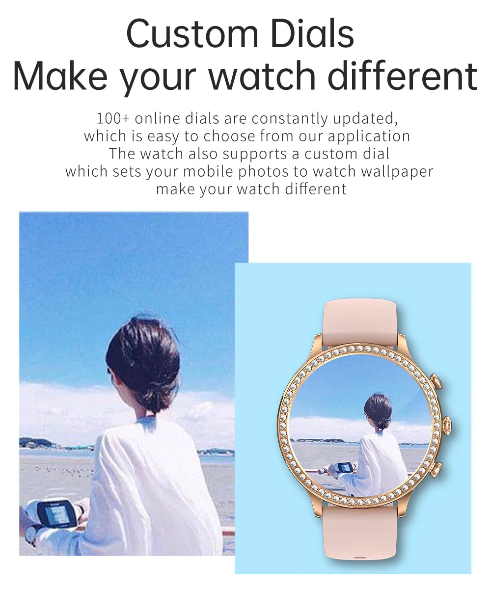 Ladies' Bluetooth Calling Smartwatch with Double Strap