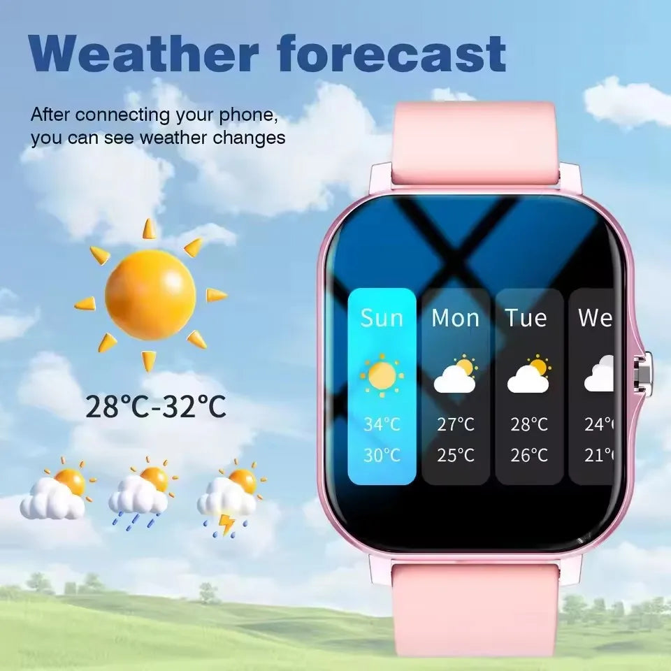 HW12 Bluetooth Calling Fitness Smartwatch
