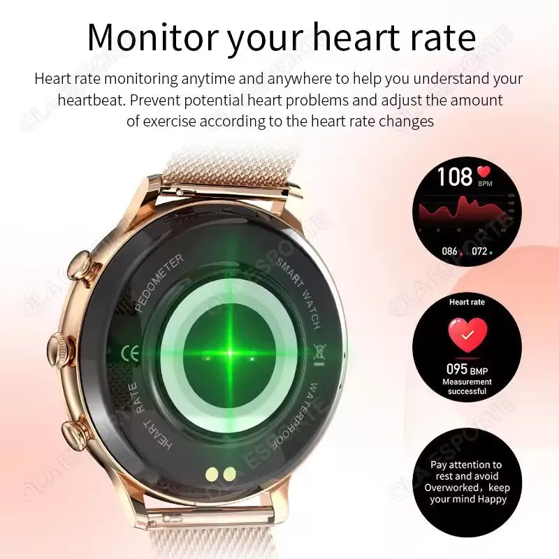 Ladies' Bluetooth Calling Smartwatch with Double Strap