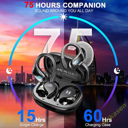 Bluetooth 5.3 ENC Waterproof Sports Earphones