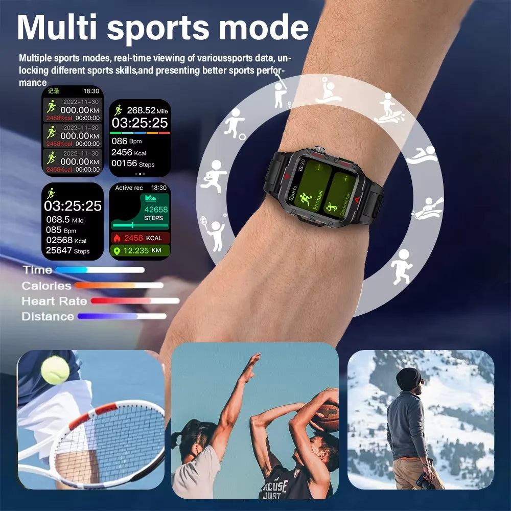 1.71" Bluetooth Calling Sports Smartwatch