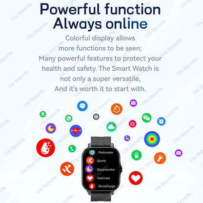 1.83" Bluetooth Calling Health Smartwatch