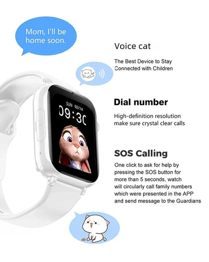 4G Kids Smartwatch with SOS & Camera