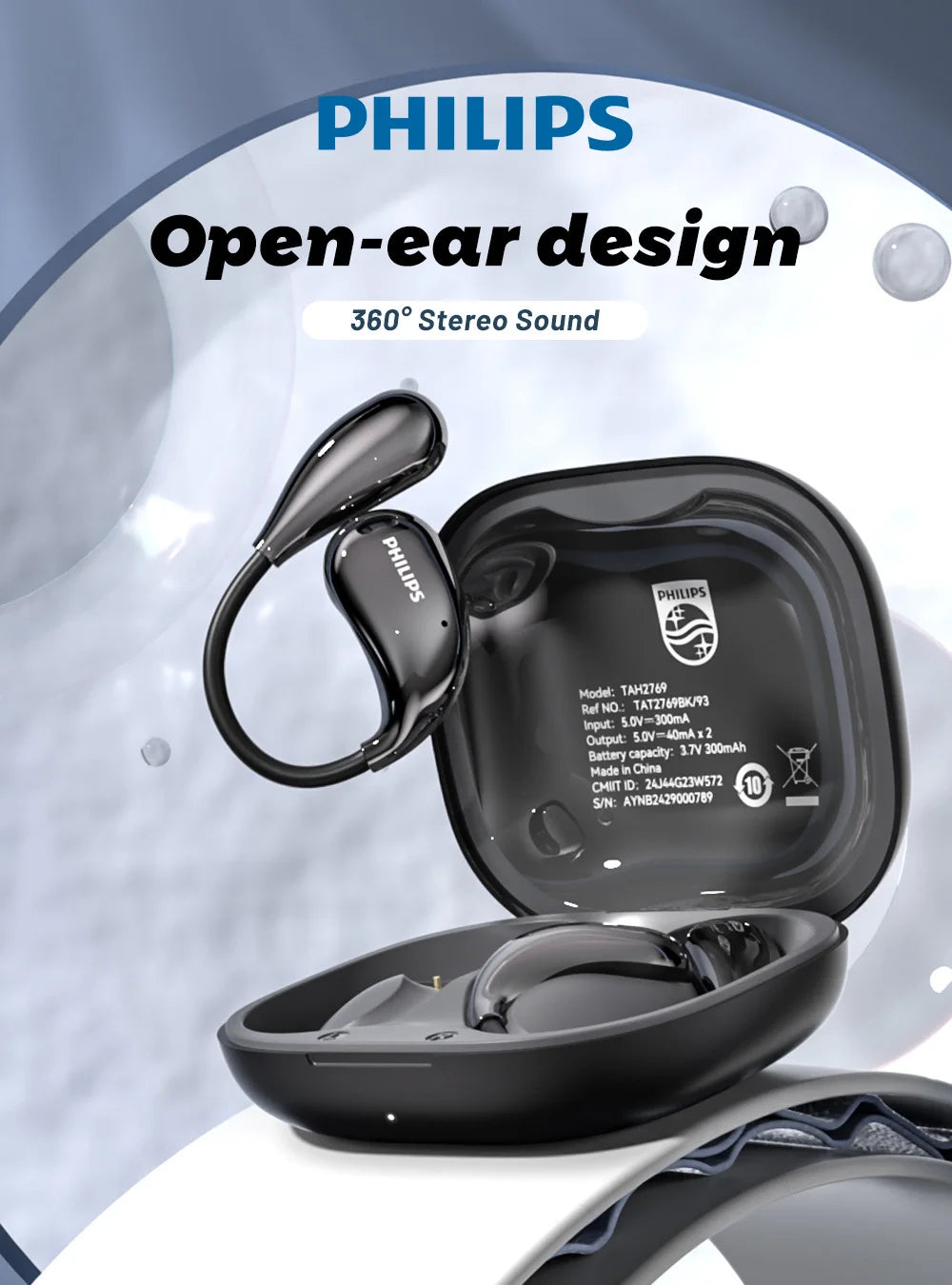 Open-Ear Wireless Noise Cancelling Headphones