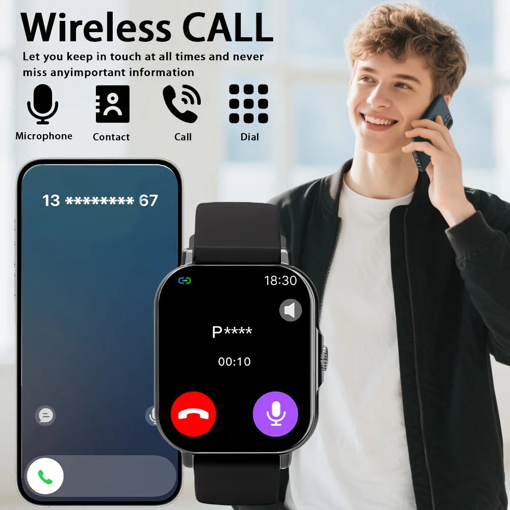 Bluetooth Calling Smartwatch with Health Monitoring