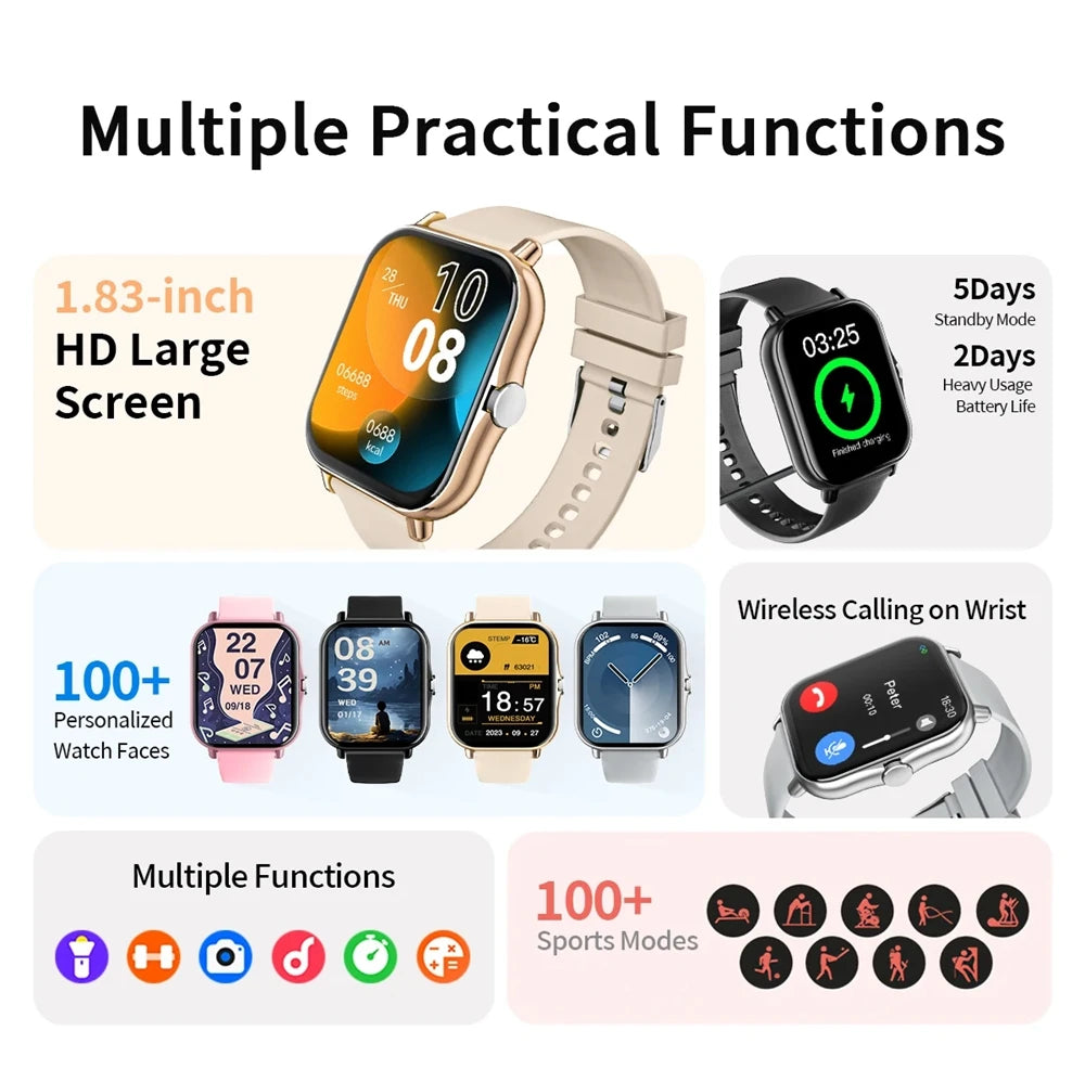 Bluetooth Calling Sports Smartwatch
