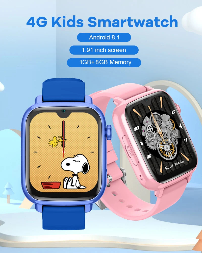 4G Kids GPS Video Calling Smartwatch