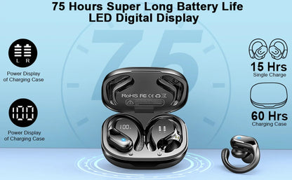 Bluetooth 5.3 ENC Waterproof Sports Earphones