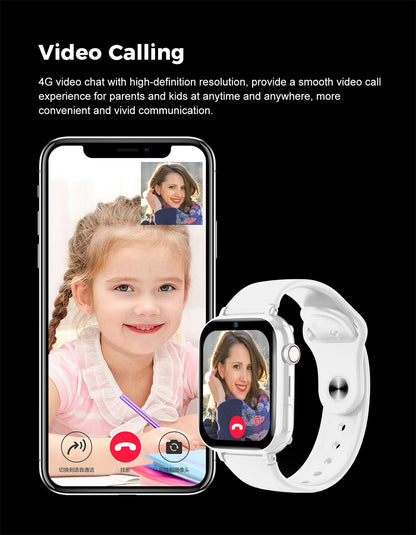 4G Kids Smartwatch with SOS & Camera