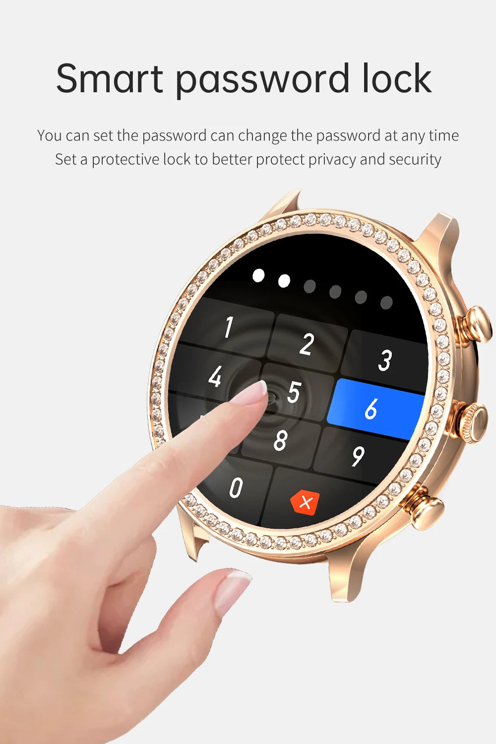 Ladies' Bluetooth Calling Smartwatch with Double Strap