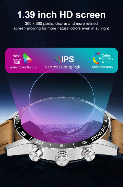 Rugged GPS AMOLED Bluetooth Smartwatch
