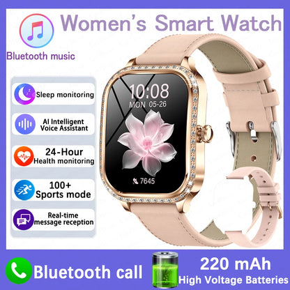 Luxury Bluetooth Calling Women's Smartwatch