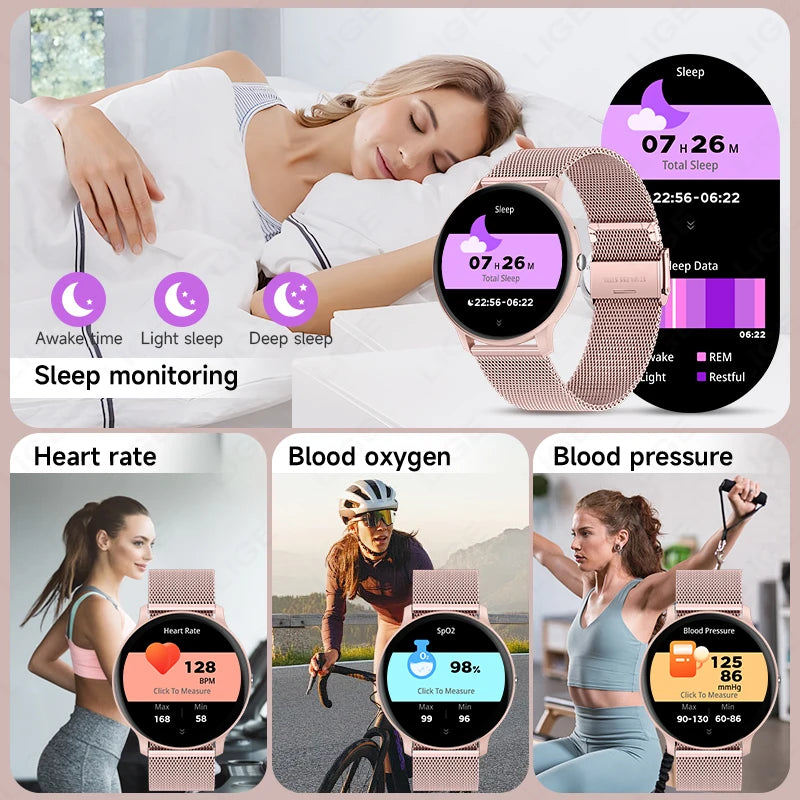 Women's Bluetooth Calling Fitness Smartwatch