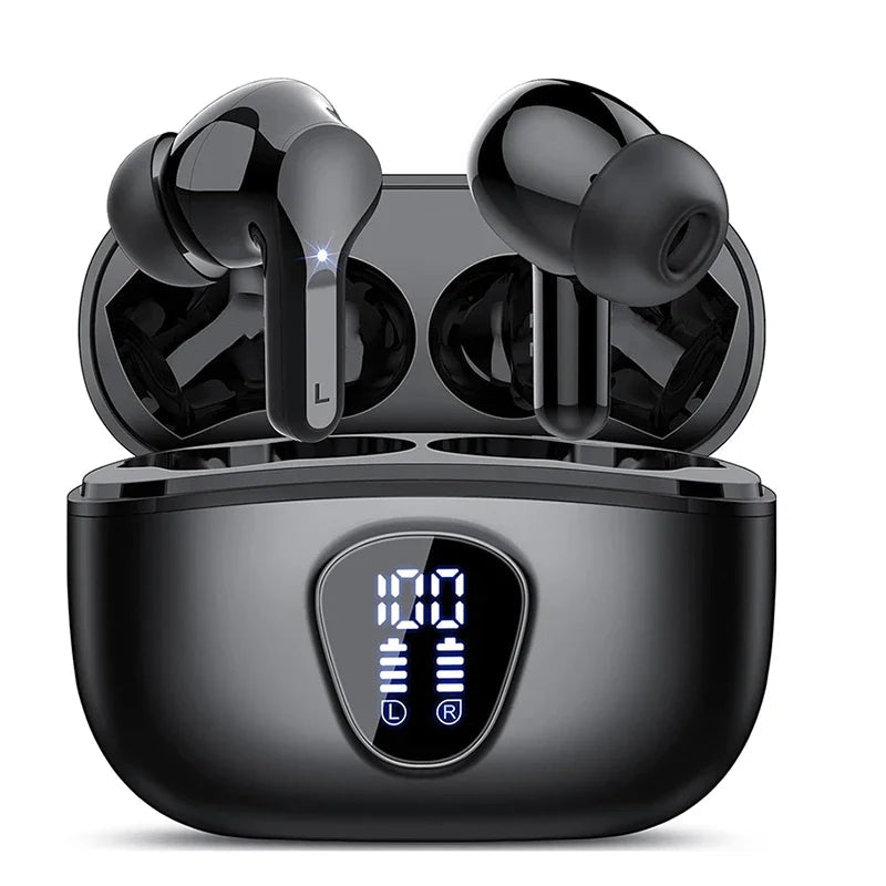 UYUXIO BT5.4 ENC Wireless LED Earbuds