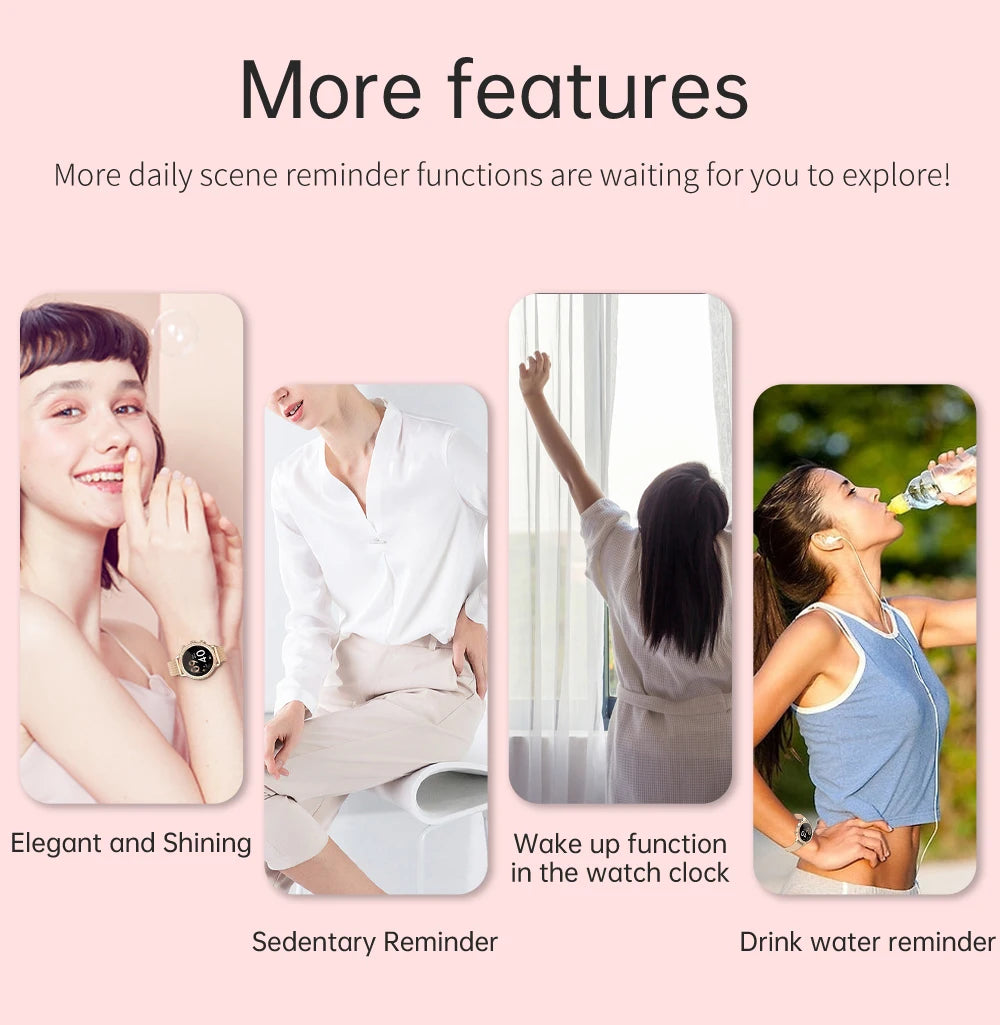 Ladies' Bluetooth Calling Smartwatch with Double Strap