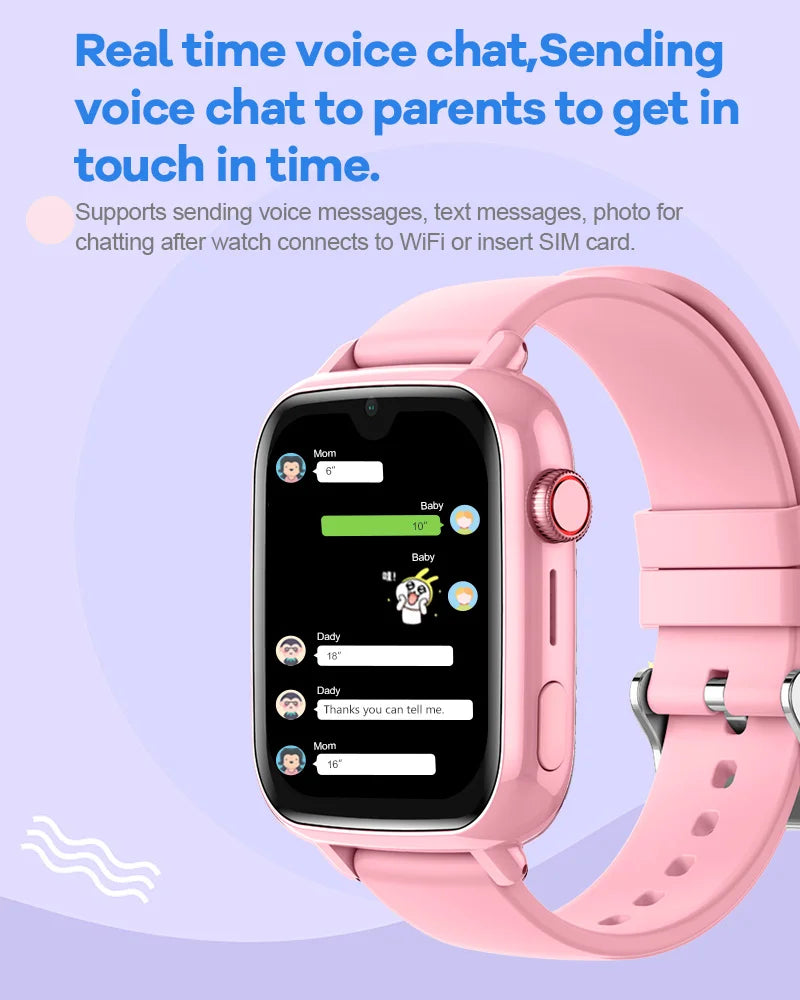 4G Kids GPS Video Calling Smartwatch
