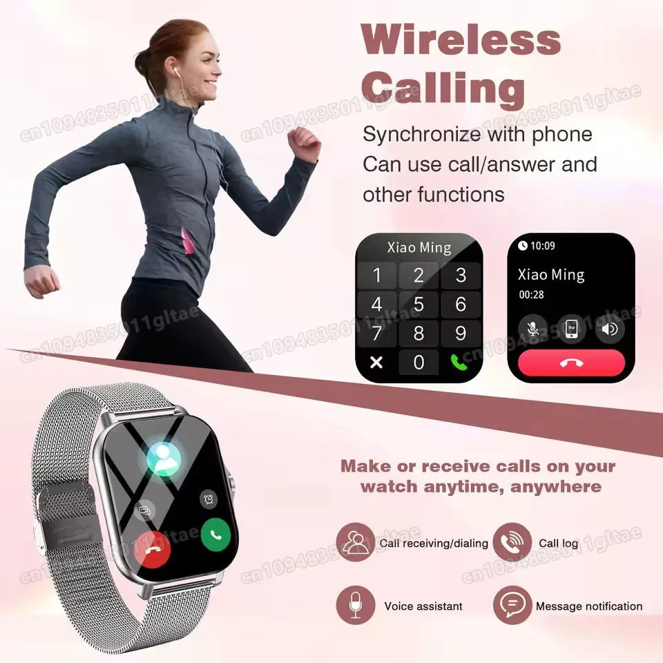 HW12 Bluetooth Calling Fitness Smartwatch