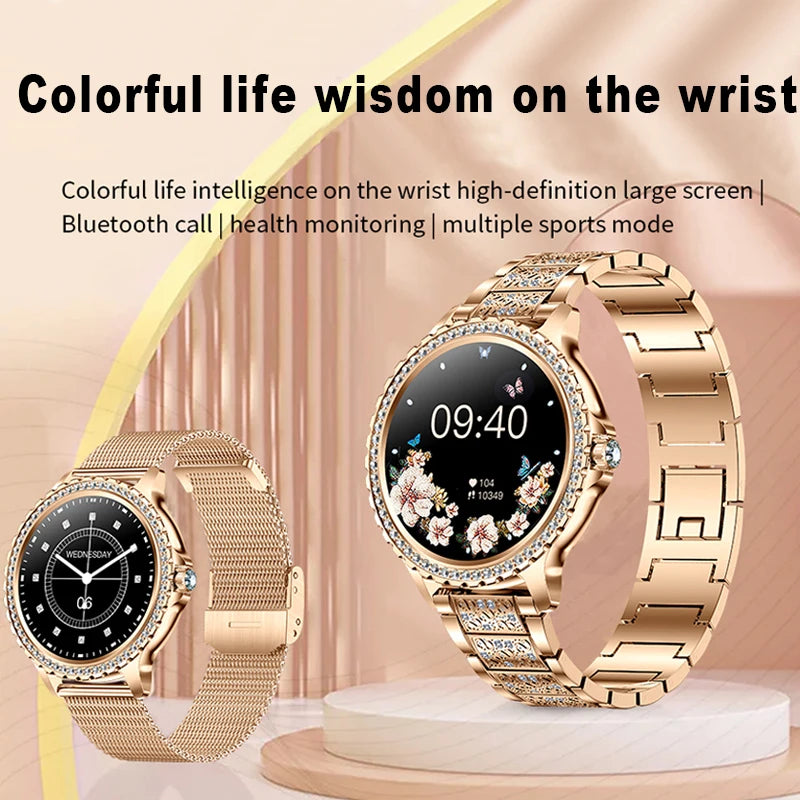 Diamond Bluetooth Calling Women's Smartwatch