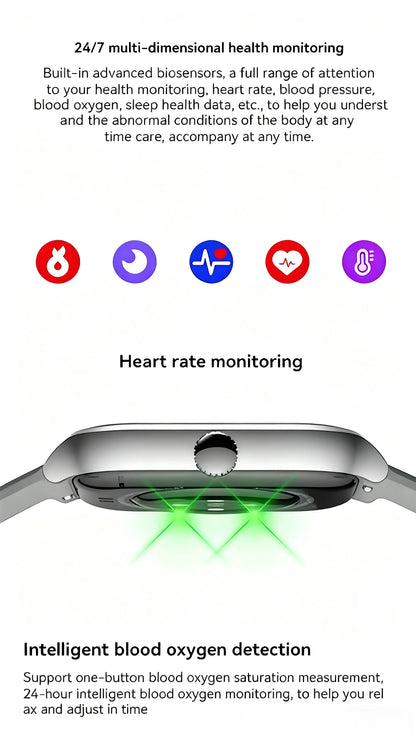 H9 Bluetooth Calling Fitness Smartwatch