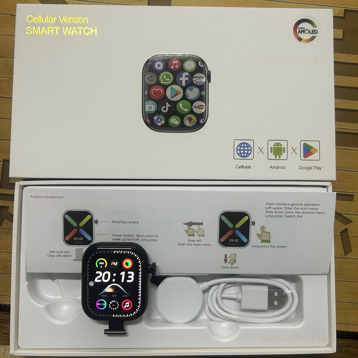 VP29 5G Android AMOLED Smartwatch