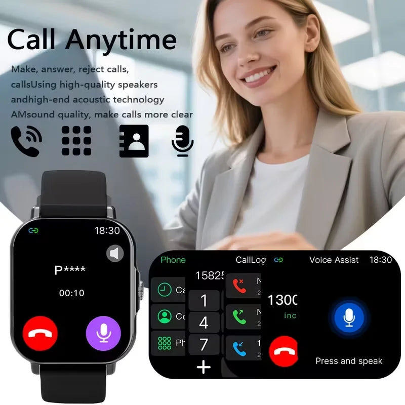 Bluetooth Calling Smartwatch with Health Monitoring