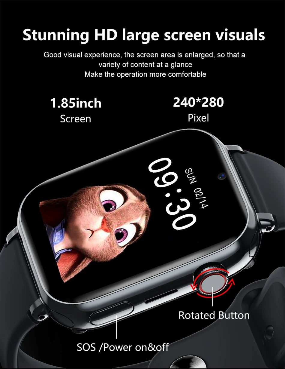 4G Kids Smartwatch with SOS & Camera