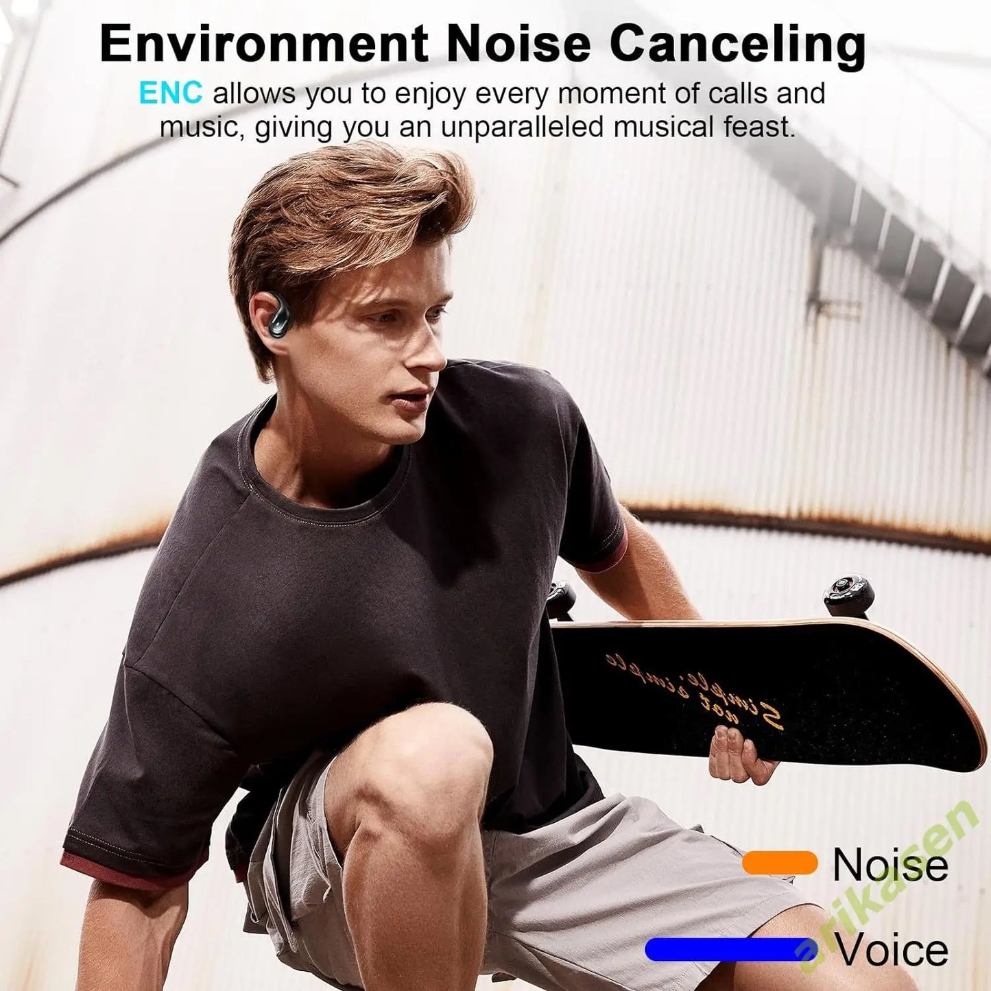 Bluetooth 5.3 ENC Waterproof Sports Earphones