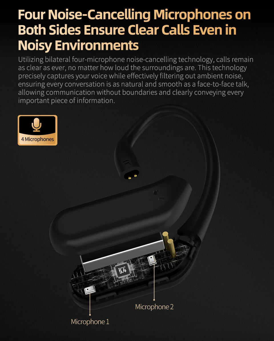 KZ AN01 Bluetooth 5.4 Ear Hook Adapter