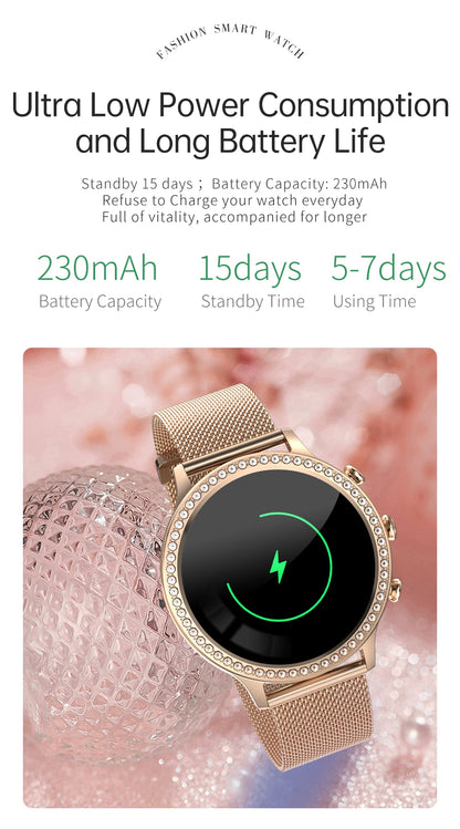 Ladies' Bluetooth Calling Smartwatch with Double Strap