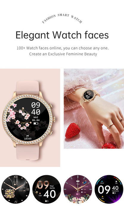 Ladies' Bluetooth Calling Smartwatch with Double Strap