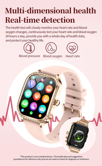 Luxury Bluetooth Calling Women's Smartwatch