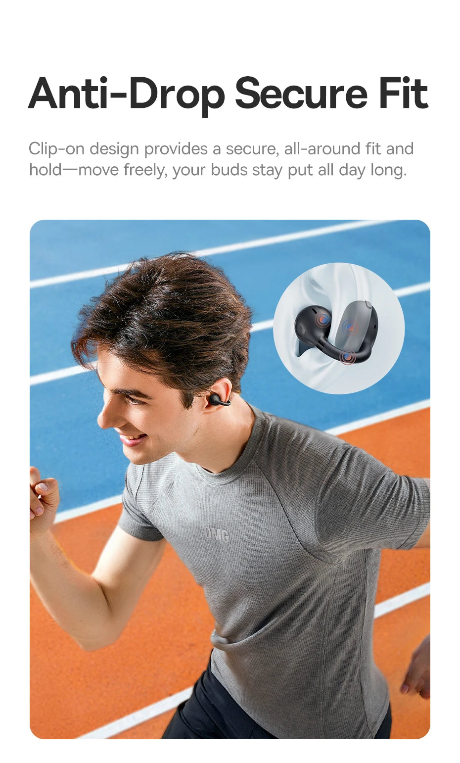 Baseus BC1 Open-Ear Bluetooth Clip Earbuds