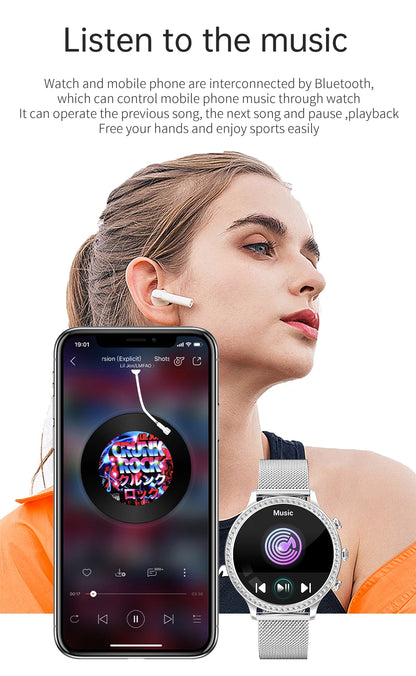 Ladies' Bluetooth Calling Smartwatch with Double Strap