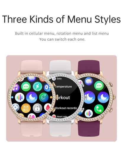 Ladies' Bluetooth Calling Smartwatch with Double Strap